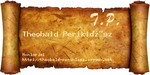 Theobald Periklész névjegykártya